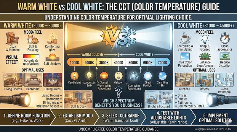 Warm White vs Cool White Flashlights