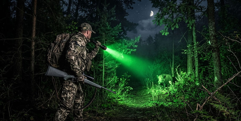 Why Hunters Prefer Green Flashlights