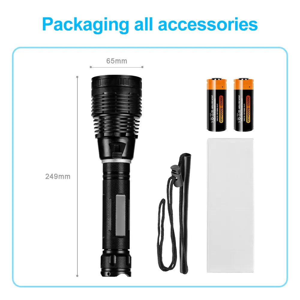 Helius D966 P70 Window Breaker Diving Flashlight