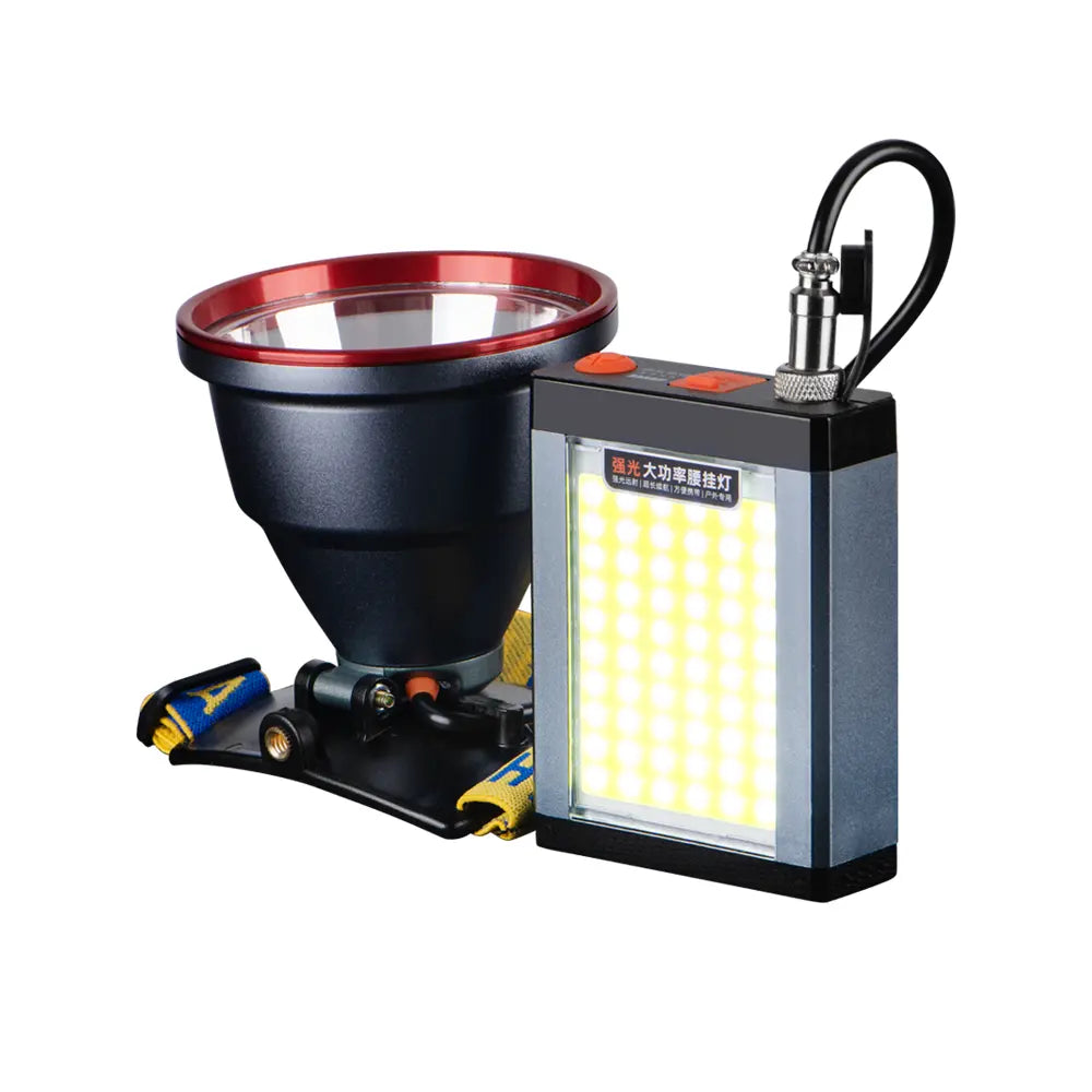 Helius G100 Split-Type 90° Angle Adjustable Rechargeable LED Headlamp