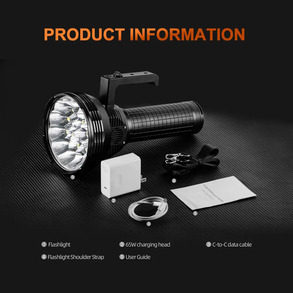 Helius H24C 150,000 Lumen High Power Search Light