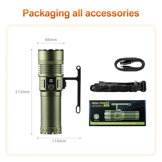 Helius TK-K5 15000 Lumen 1500m+ Long Range Search Light