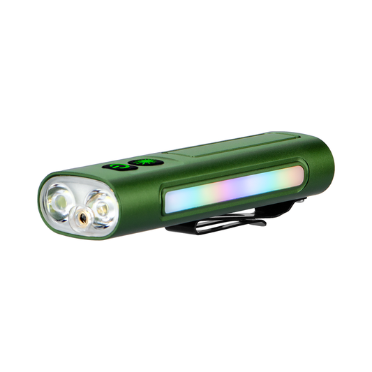 Helius Y66 Rechargeable EDC Laser Pointer LED Flat Flashlight