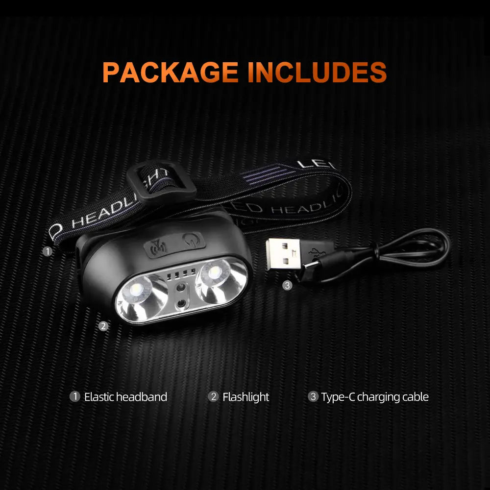 Helius HW209T Lightweight Sensor Headlamp