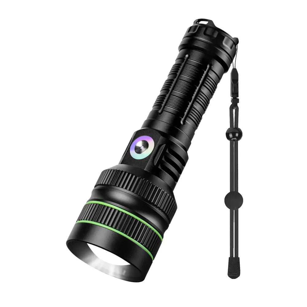 XJ03 Zoomable Power Display Flashlight | Helius – Heliusworld