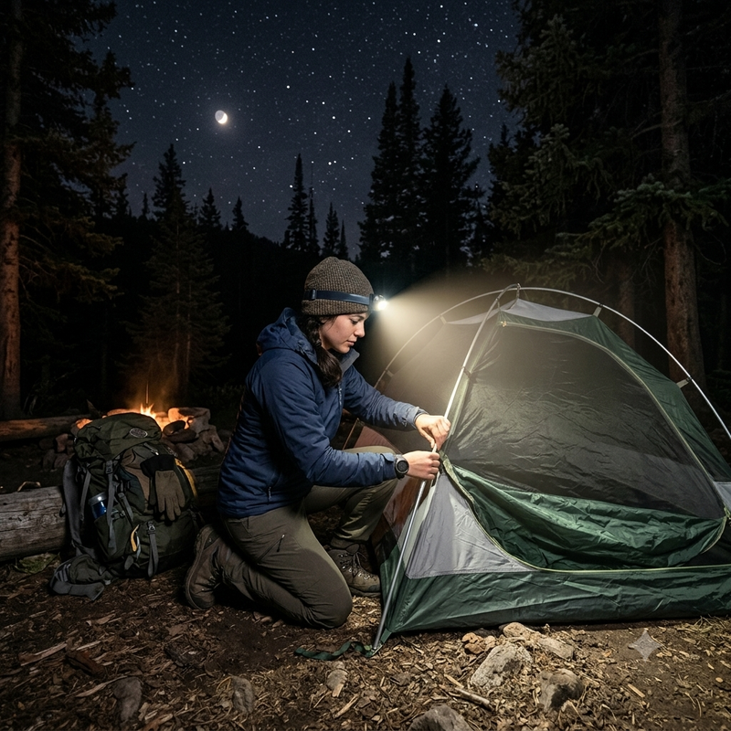 Which Flashlight Beam Is Best for Camping?