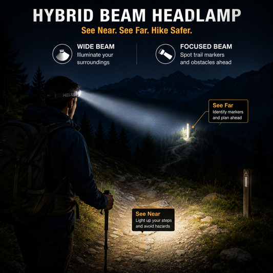 The Best Flashlight Beam for Hiking and Backpacking