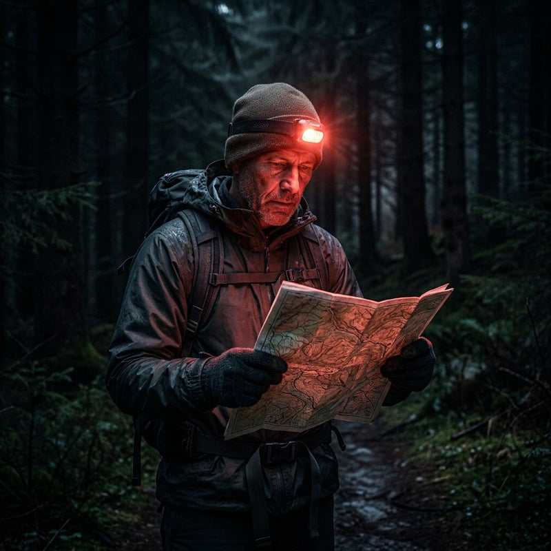 The Best Flashlight Colors for Hiking After Dark