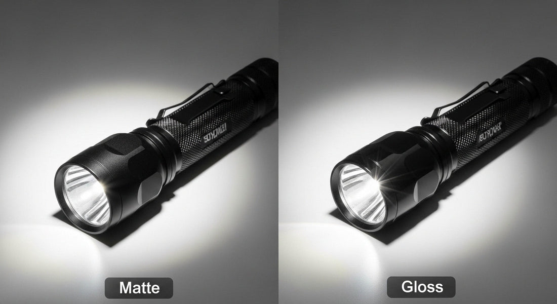 Why Do Flashlights Have Different Finishes? (Matte vs Gloss Explained)