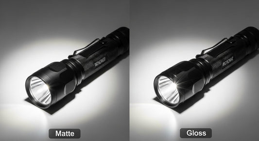 Why Do Flashlights Have Different Finishes? (Matte vs Gloss Explained)