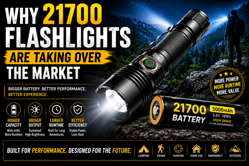 Why 21700 Flashlights Are Taking Over the Market