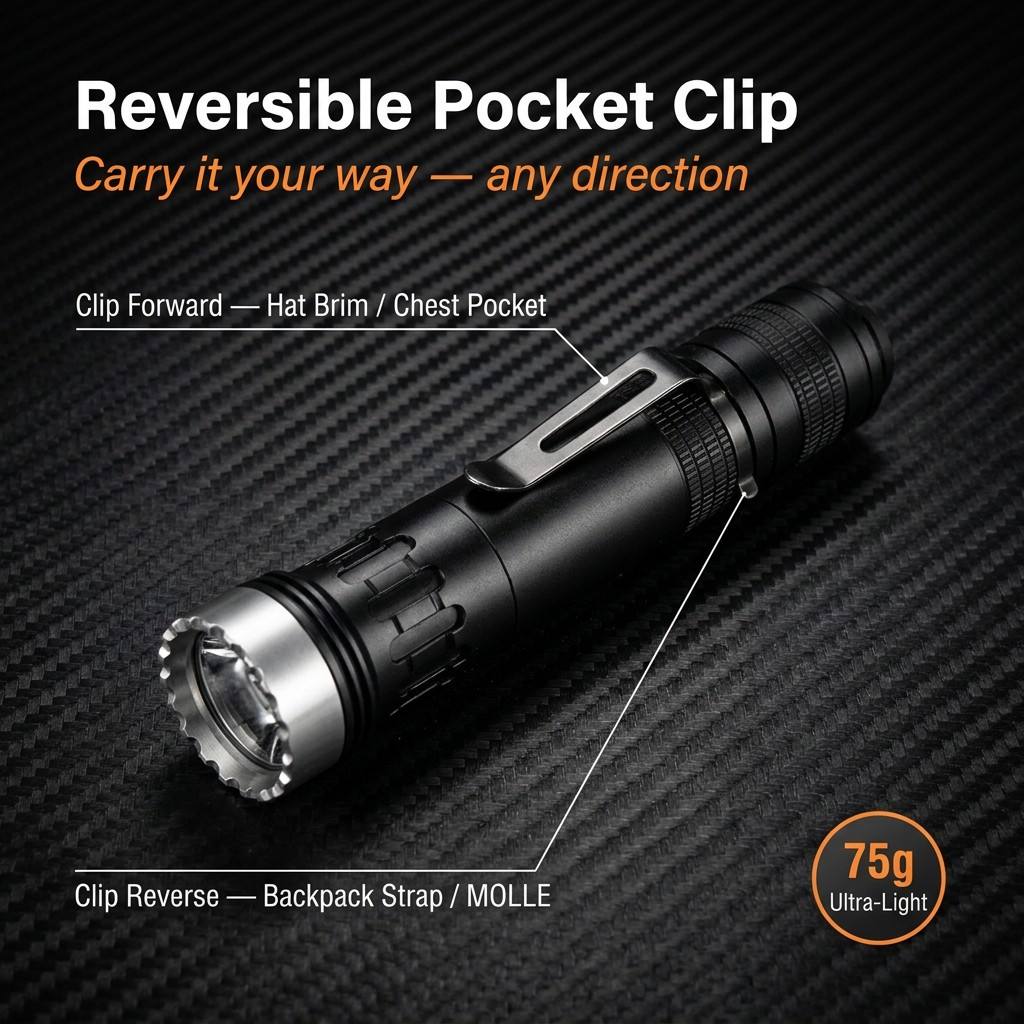 Helius RS30 2300 Lumen Portable Tactical Flashlight