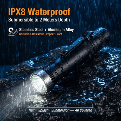 Helius RS30 2300 Lumen Portable Tactical Flashlight