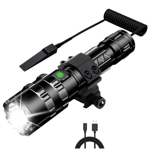 A22 800 Lumens High Power Tactical Flashlight With Tape Switch