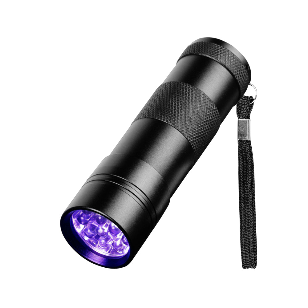 UV12 Mini UV Flashlight (390-400nm) – Ultra-Light 53.2g / Fluorescence Detection / Pet Urine / EDC Carry