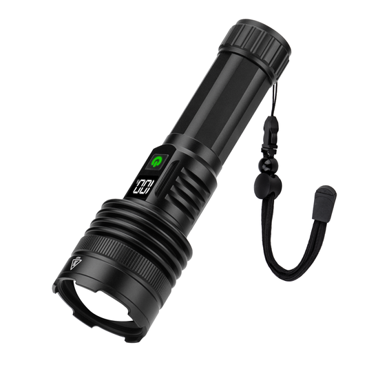 Helius YD04 3 White Laser LED Zoomable Rechargable Flashlight