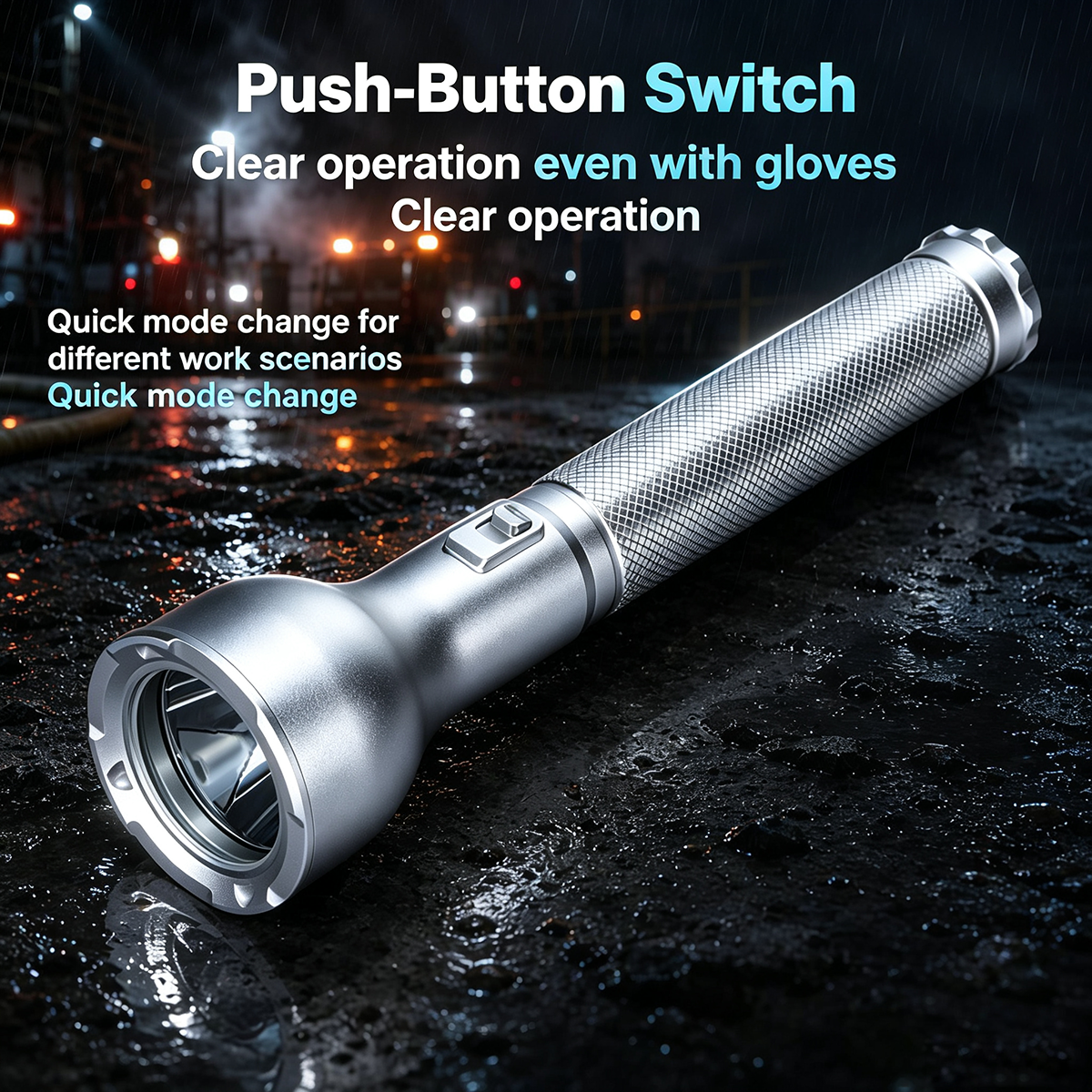 H7211 Highest Explosion-Proof Flashlight (ExdIICT6) – For Chemical Plants & Gas Stations
