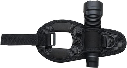 Nylon Hand Free Adjustable Diving Flashlight Holder