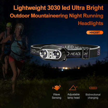 Helius HW209T Lightweight Sensor Headlamp