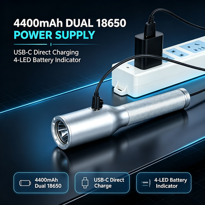 H7210 Oneness Energy-Saving Explosion-Proof Flashlight (Press-button switch type)