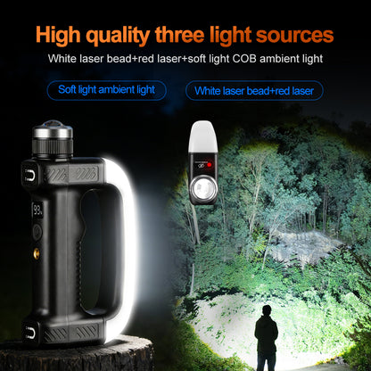 Helius HW226 Dual Magnetic Multifunction Zoomable Flashlight