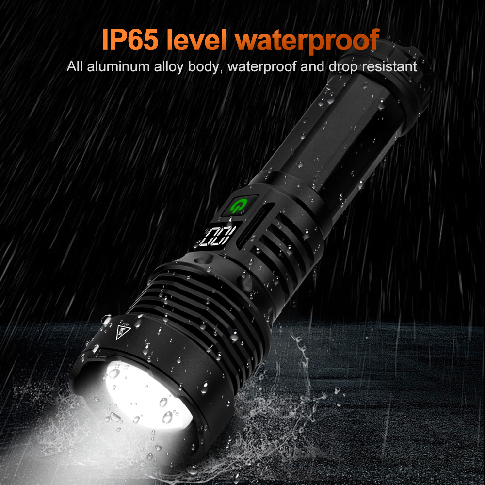 Helius YD03 3000 Lumens White Laser Rechargable Flashlight