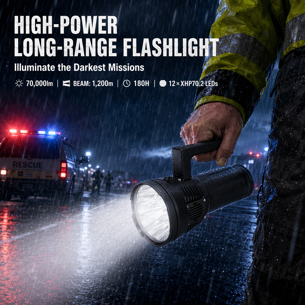 Helius H-12C 70000 Lumens High Power Search Light