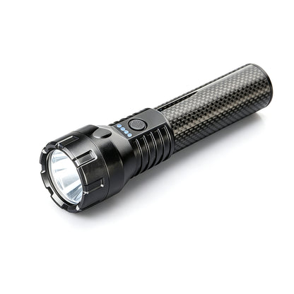 H7520 Ultra-Light Carbon Fiber Flashlight (180lm / 270m Beam) – Perfect for Hiking, Camping & Home Emergency