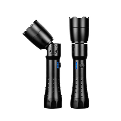 H7633 / H7633A Rotating Focus Explosion-Proof Flashlight (ExibIICT4) – 90° Swivel Head + Zoom Focus + Magnetic Base