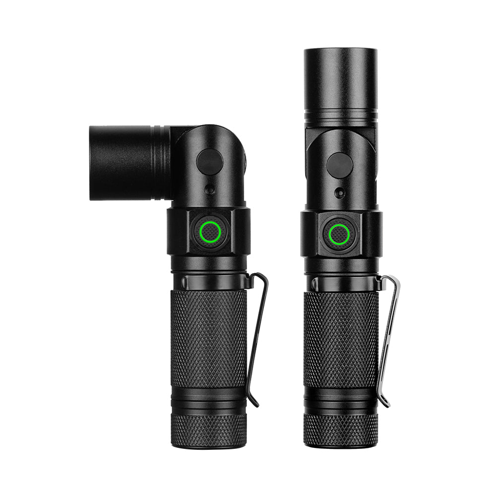 H7303 Folding Angle Explosion-Proof Flashlight (ExibⅡCT4) – 180° Swivel Head + Magnetic Base + Smart Battery Ring