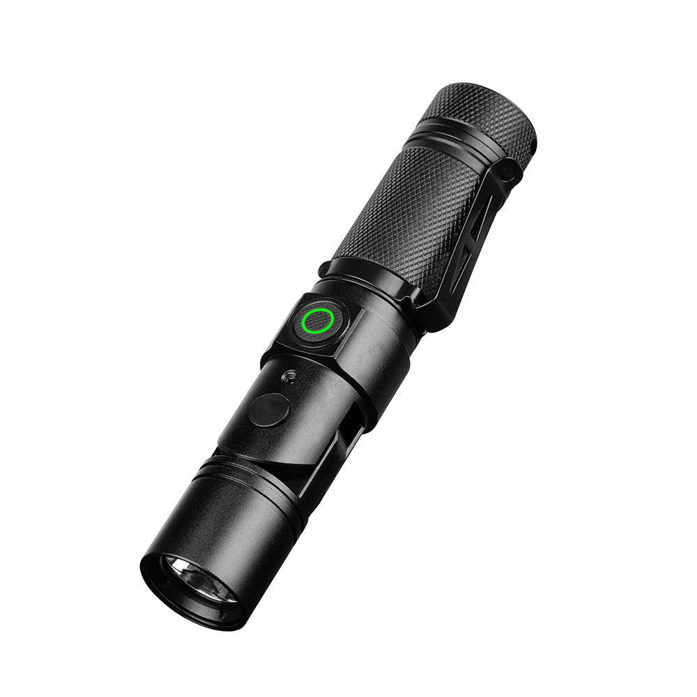 H7303 Folding Angle Explosion-Proof Flashlight (ExibⅡCT4) – 180° Swivel Head + Magnetic Base + Smart Battery Ring