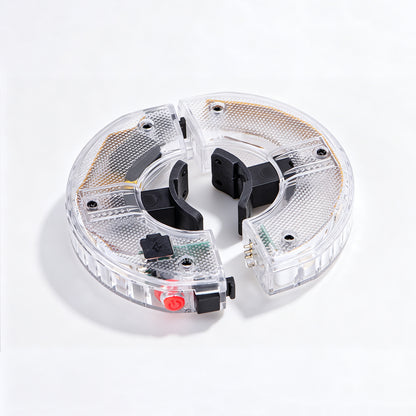 A58 Detachable RGB Magnetic Induction Light – 10 Colors / Vibration Sensor / Magnetic Mount / Night Cycling & Running Safety