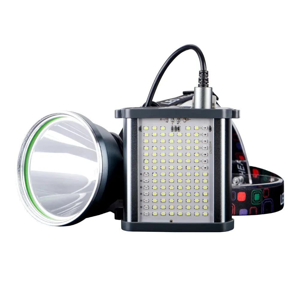 Helius A300 Split-Type Large Capacity Battery Pack Rechargeable LED Headlamp