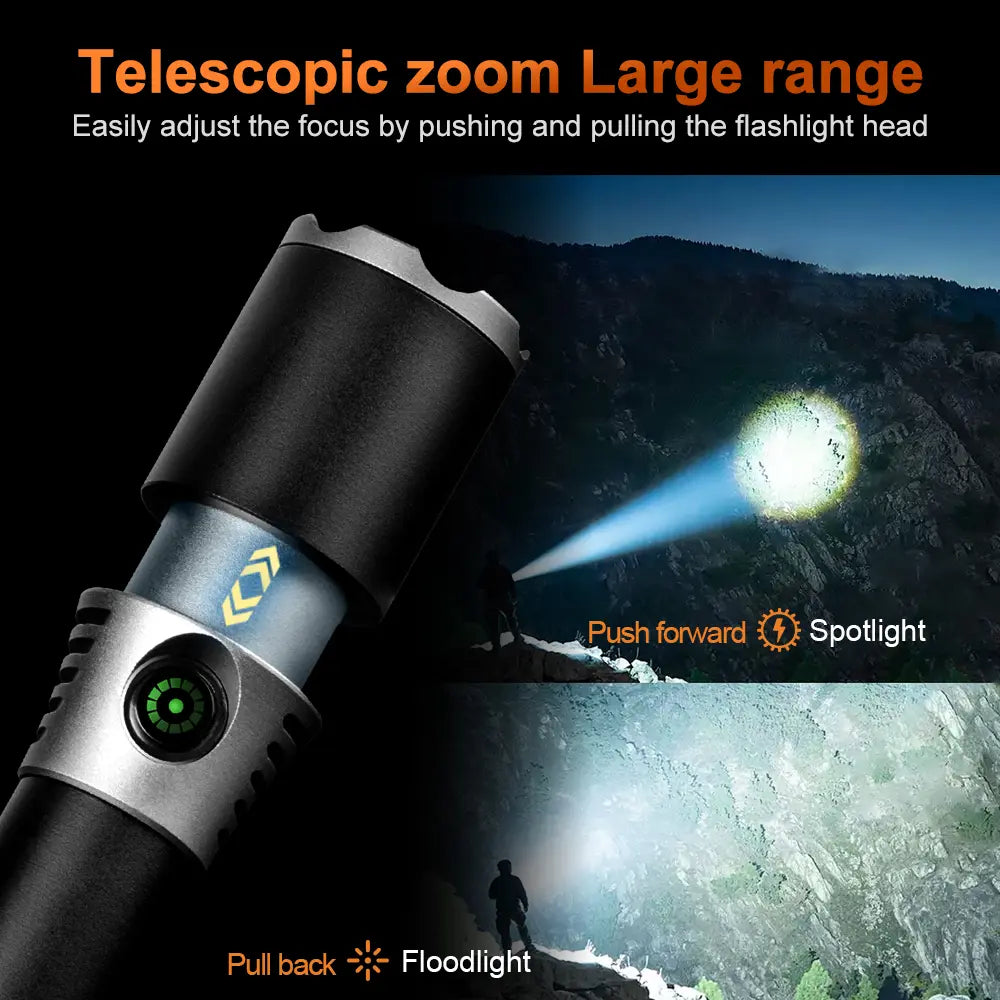 Helius A99 Rechargeable LED Flashlight