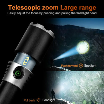 Helius A99 Rechargeable LED Flashlight