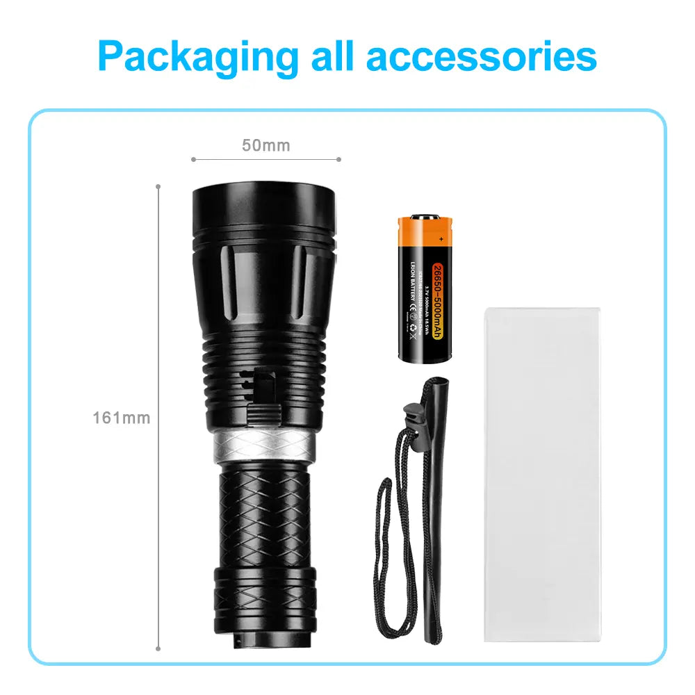 Helius 8571 T6 LED 800 Lumens Scuba Diving Light