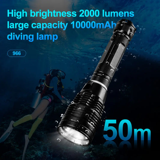 Helius D966 P70 Window Breaker Diving Flashlight