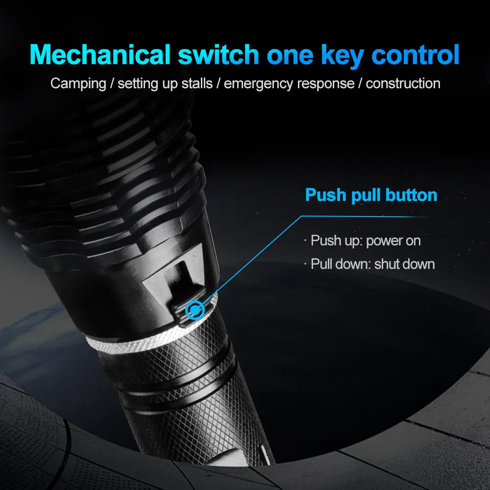 Helius D966 P70 Window Breaker Diving Flashlight