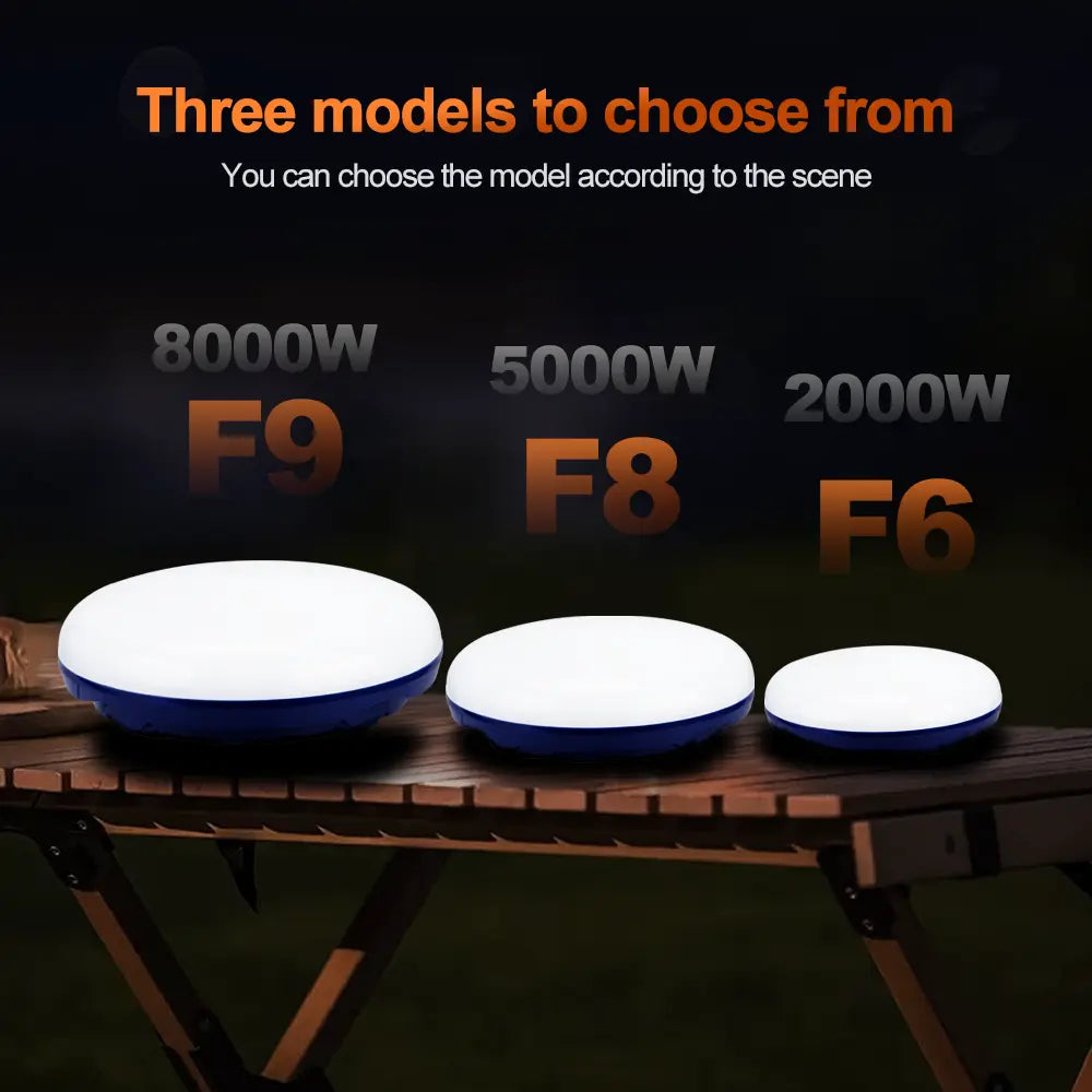 Helius F9 – 8000W Rechargeable Camping Light