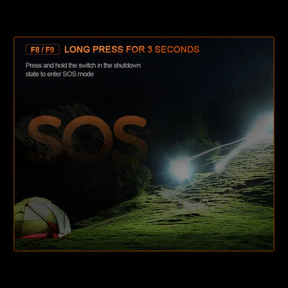 Helius F9 – 8000W Rechargeable Camping Light