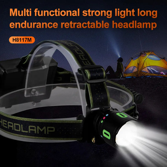 Helius H8117M ABS Lightweight Multifunctional HeadLamp