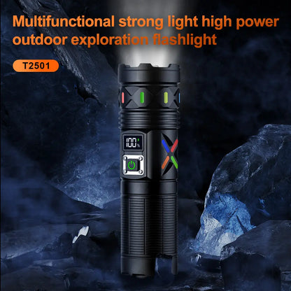 Helius T2501 Multifunctional Zoomable LED Flashlight