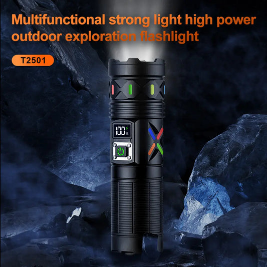 Helius T2501 Multifunctional Zoomable LED Flashlight