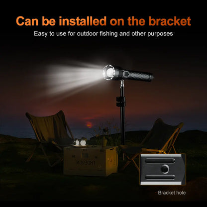 Helius TK-A8 5000 Lumen COB Zoomable Fashlight