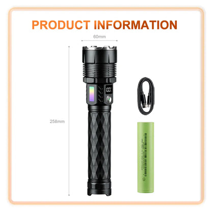 Helius TK-A8 5000 Lumen COB Zoomable Fashlight