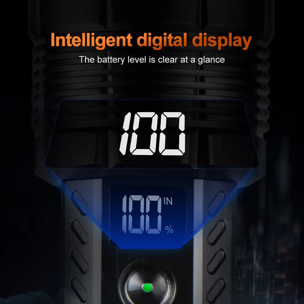 Helius TK-A8 5000 Lumen COB Zoomable Fashlight