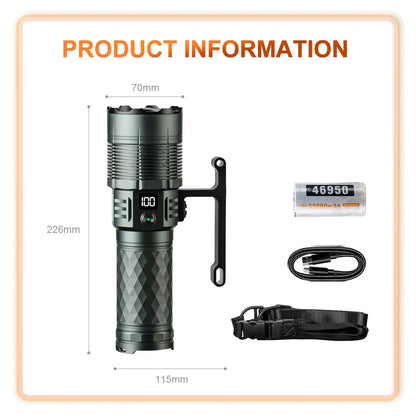 Helius TK-K6 5000 Lumen 1000m+ Long Range Search Light