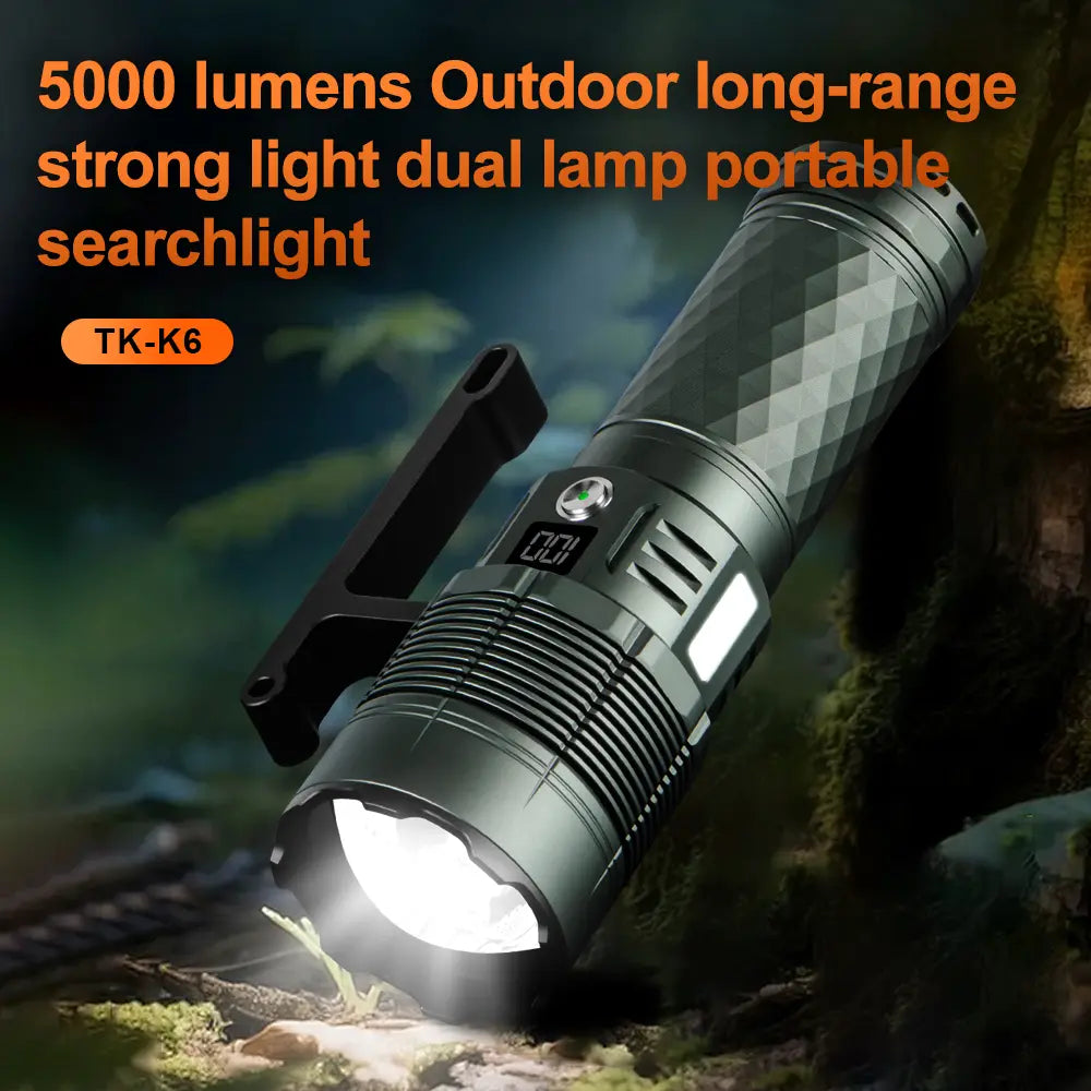 Helius TK-K6 5000 Lumen 1000m+ Long Range Search Light