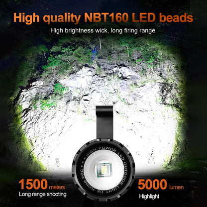 Helius TK-K6 5000 Lumen 1000m+ Long Range Search Light