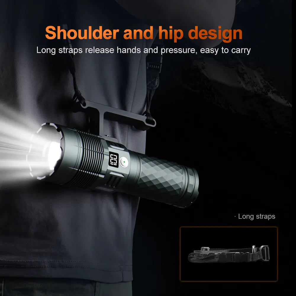 Helius TK-K6 5000 Lumen 1000m+ Long Range Search Light